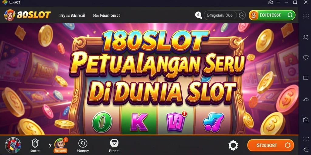 Tampilan gameplay seru di 180SLOT dengan petualangan slot yang menantang.