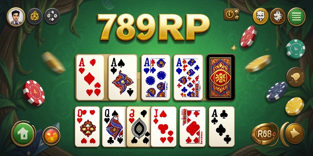 Screenshot gameplay 789RP menampilkan aksi seru bermain Domino.