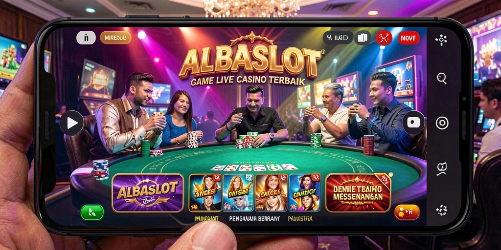 Gameplay menarik dengan dealer langsung di ALBASLOT.