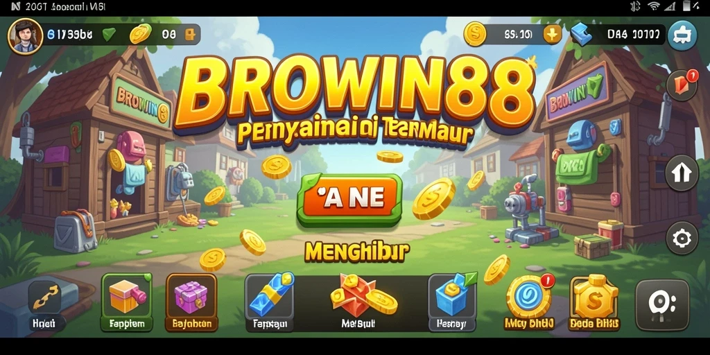 Tampilan gameplay BROWIN88 yang seru dan menarik.
