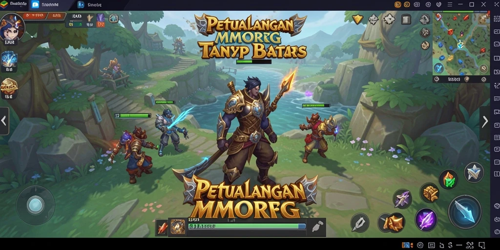 Screenshot <strong>ID66</strong> menampilkan aksi seru dalam pertempuran MMORPG.