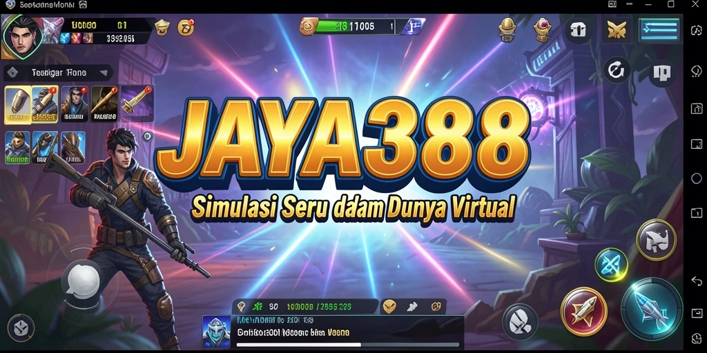 Screenshot gameplay JAYA388 menampilkan aktivitas seru dalam dunia virtual.