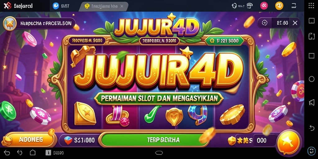 Tampilan gameplay menarik dari JUJUR4D saat memutar slot.