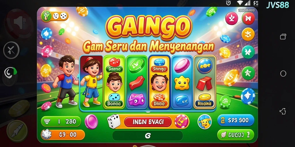 Tampilan gameplay Bingo yang menegangkan dan menarik di JVS88.