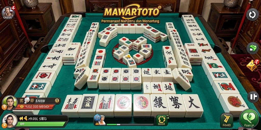 Tampilan gameplay menarik dari MAWARTOTO saat bermain Mahjong.
