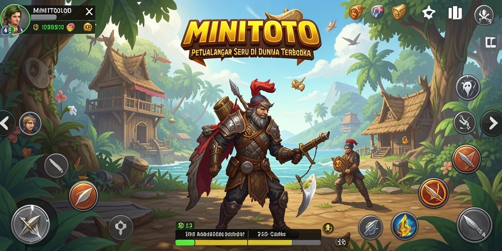 Tampilan gameplay seru di dunia terbuka MINITOTO.