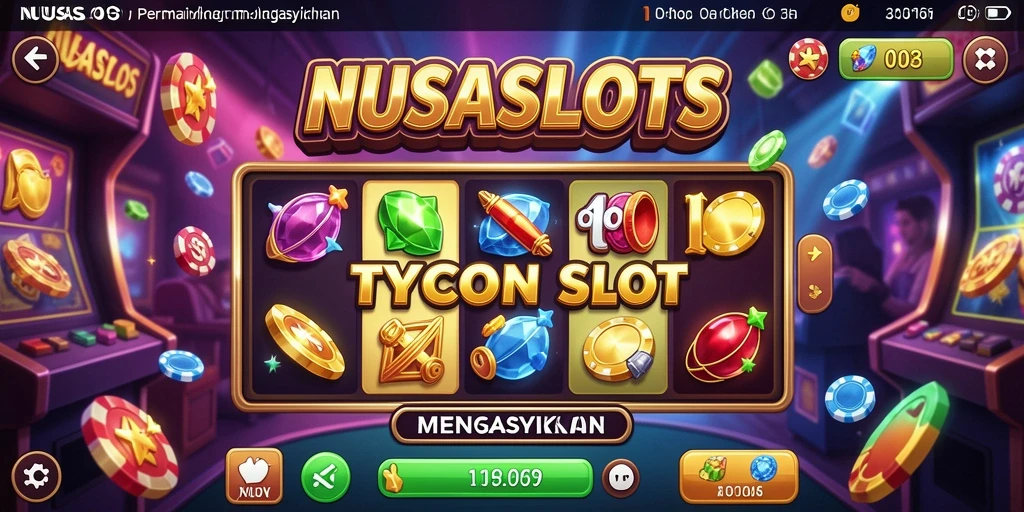 Tampilan permainan slot yang mengasyikkan dan menarik dari NUSASLOTS.