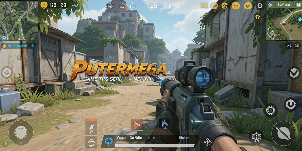 Tampilan gameplay PUTERMEGA yang mendebarkan dan penuh aksi.