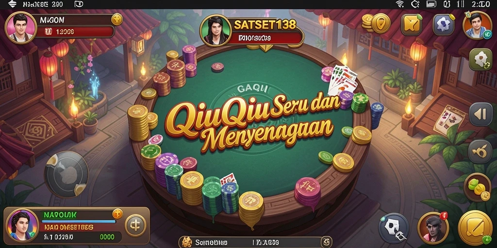 Tampilan gameplay QiuQiu yang menarik dan seru.