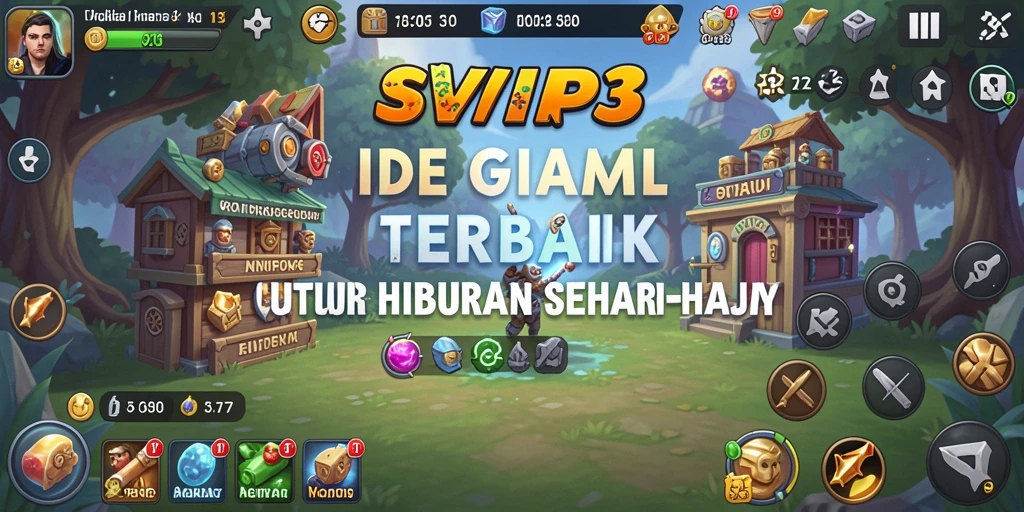 Tampilan menarik dari gameplay Idle di SVIP3.