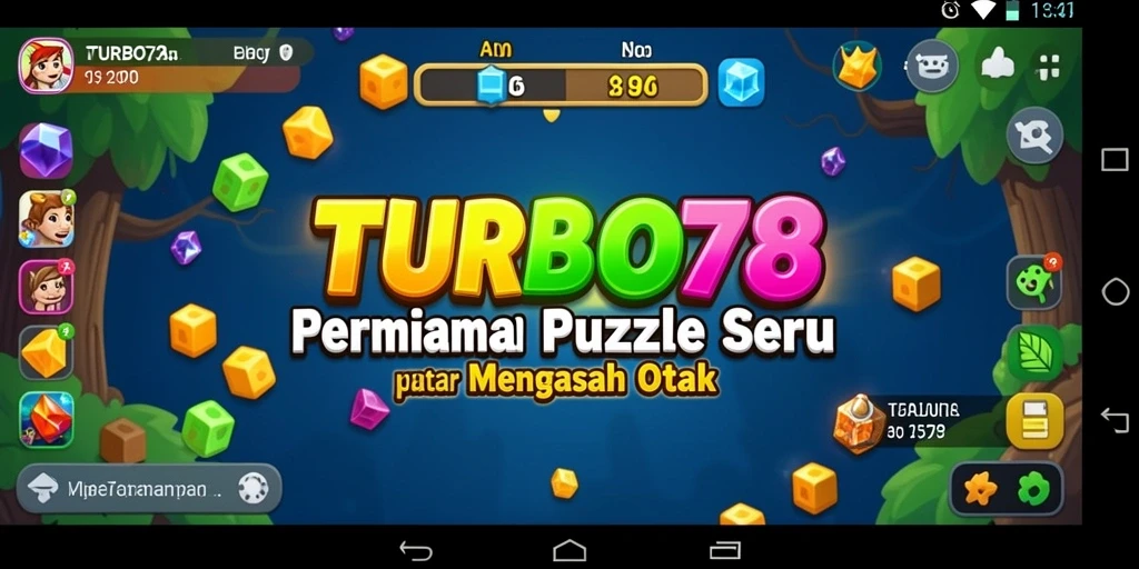 Tampilan gameplay seru dan menarik dari TURBO78